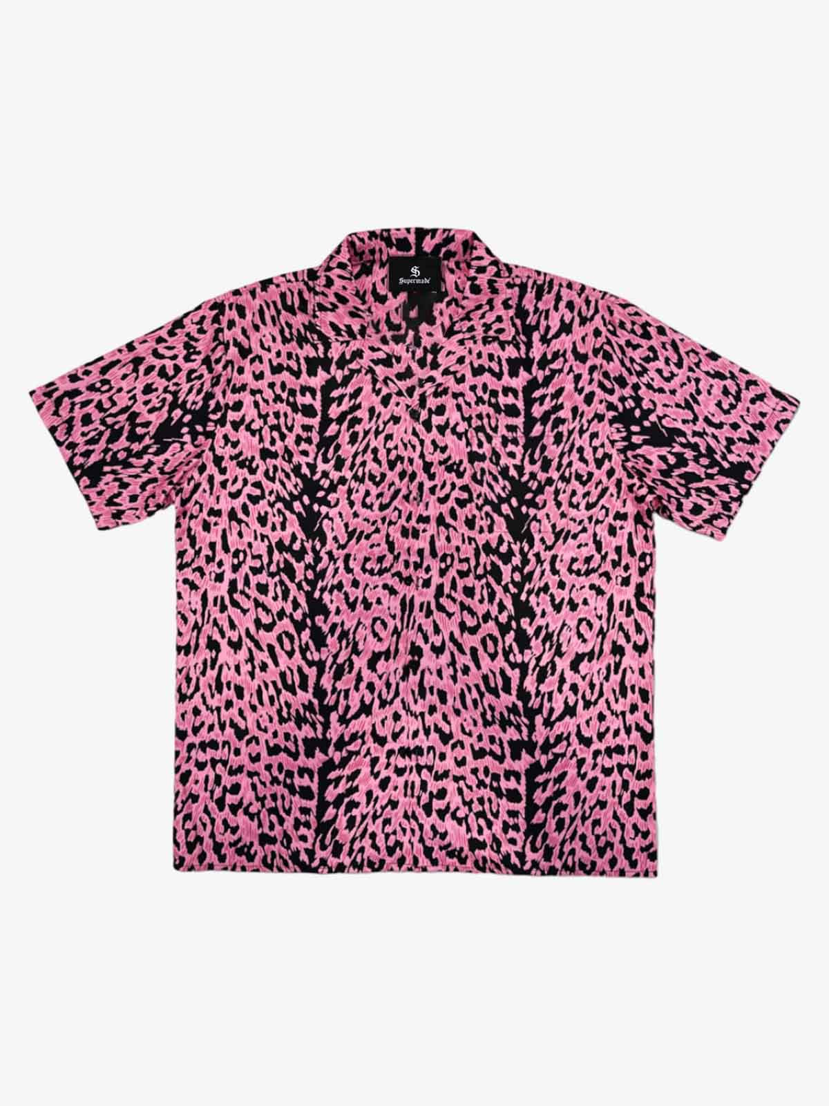 Cyber Punk Leopard Print Hawaiian Shirt