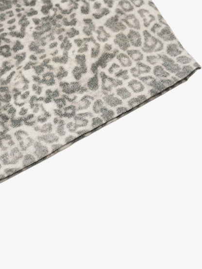 Street Leopard Camouflage Pleated Barrel Jeans 