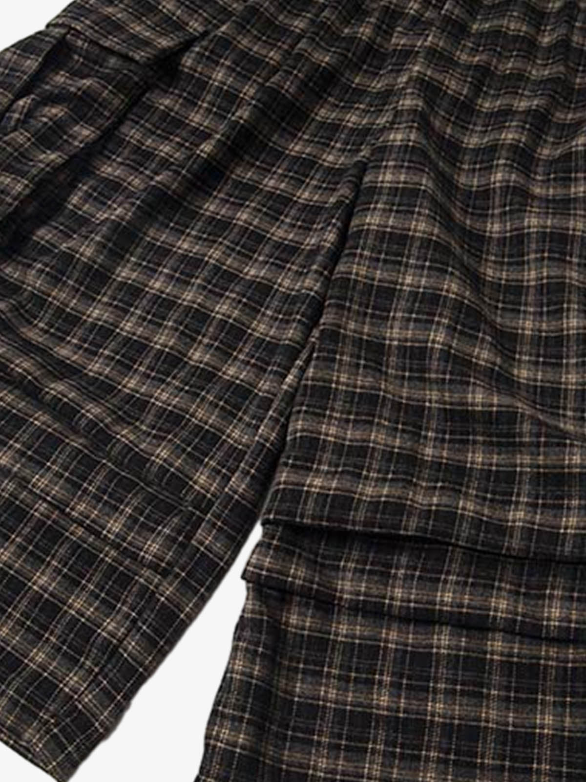 Plaid Cargo Pocket Jorts 