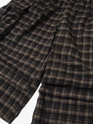 Plaid Cargo Pocket Jorts 