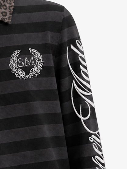 Striped Leopard Polo