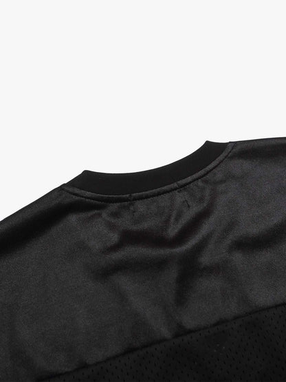 Leopard Patchwork Mesh Jersey Tee