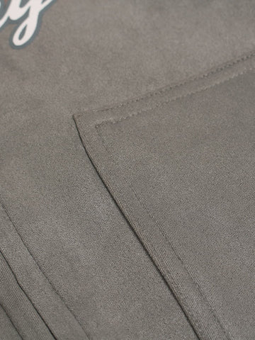 Suede Large Pocket Faux Two-Piece Zipper Short Jacket 