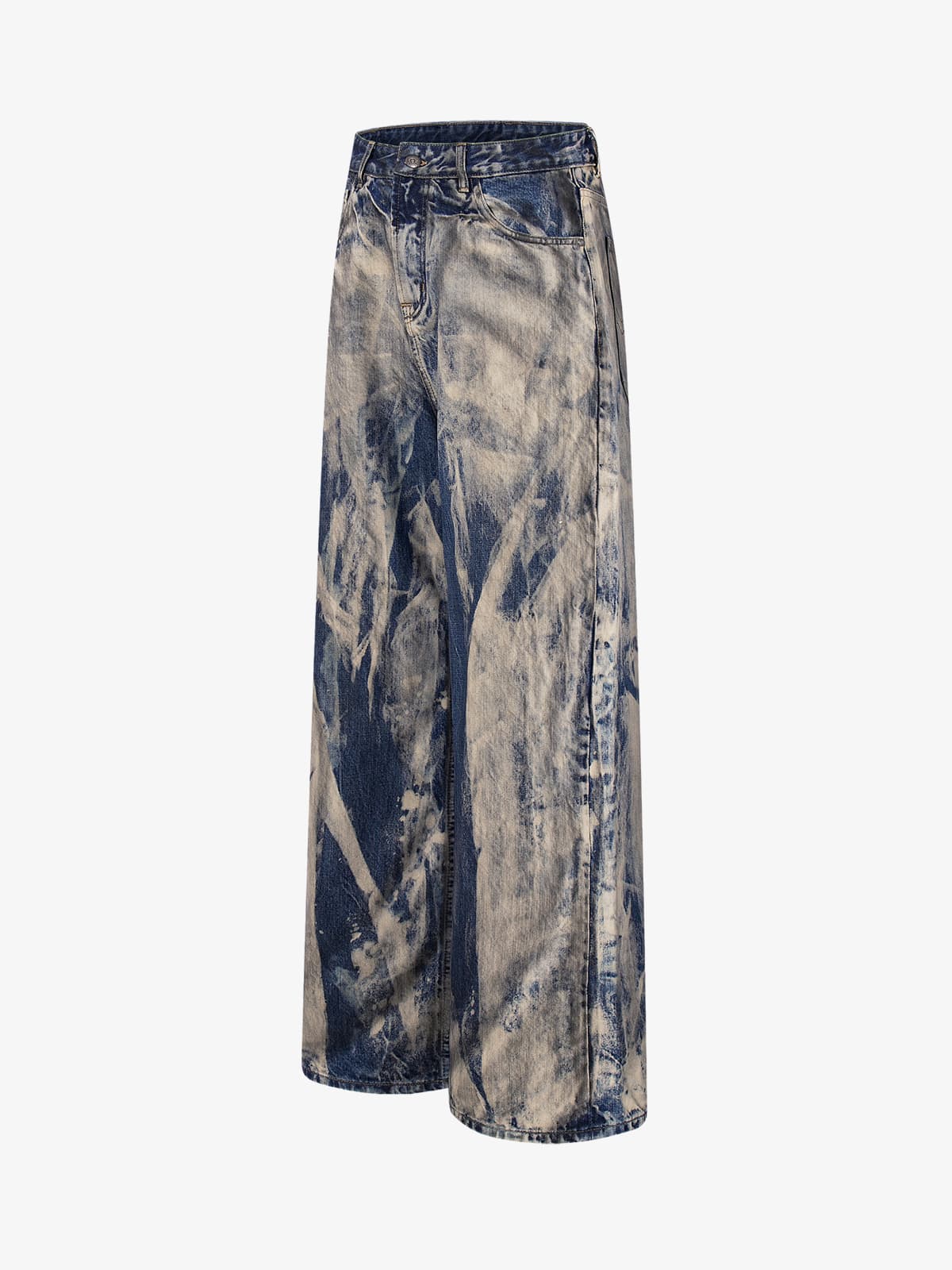 Vintage Acid Wash Tie-Dye Jeans 