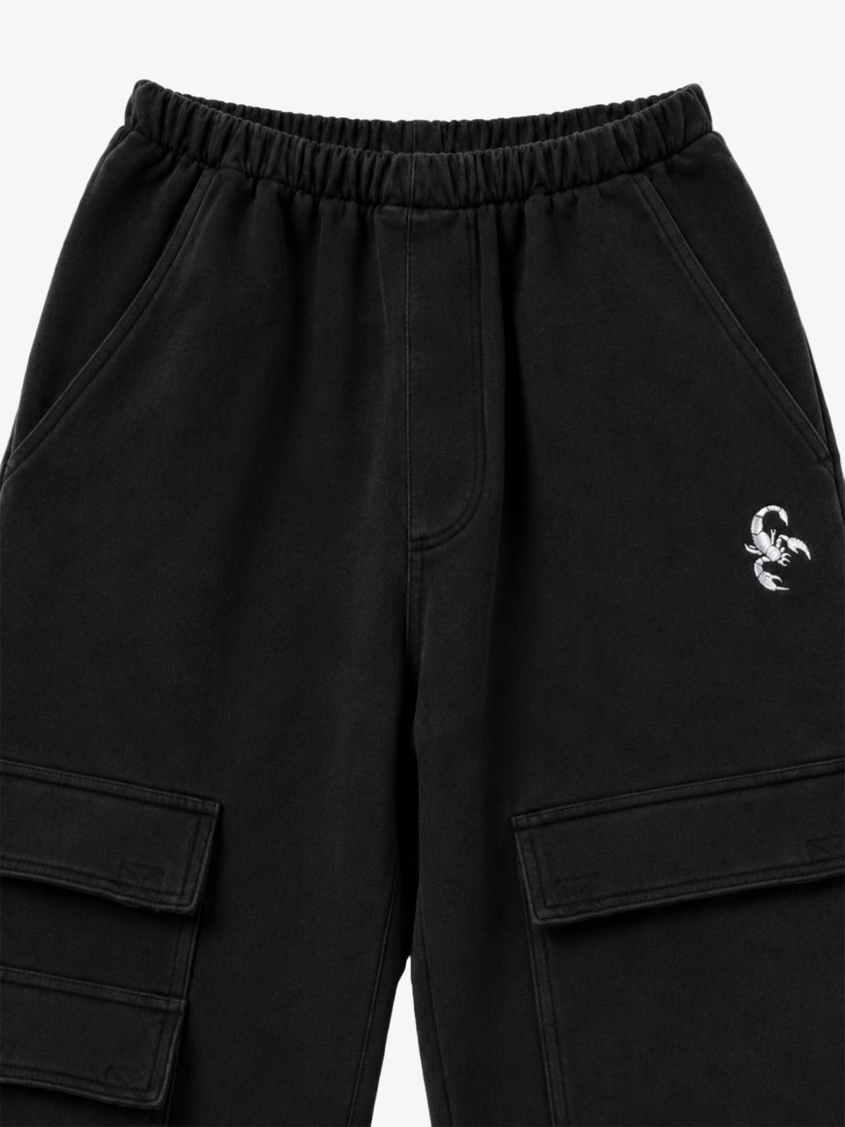 Washed Wide-Leg Sweatpants