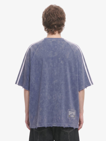 Vintage Washed Number 7 Badge Graphic T-Shirt