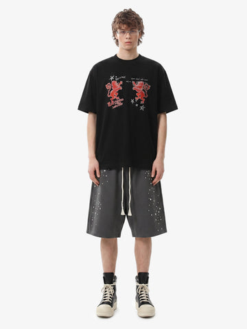 Studded Jersey Sweat Shorts - 2630 