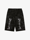 SUPERMADE Roman Column Pattern Embroidered Jeans 