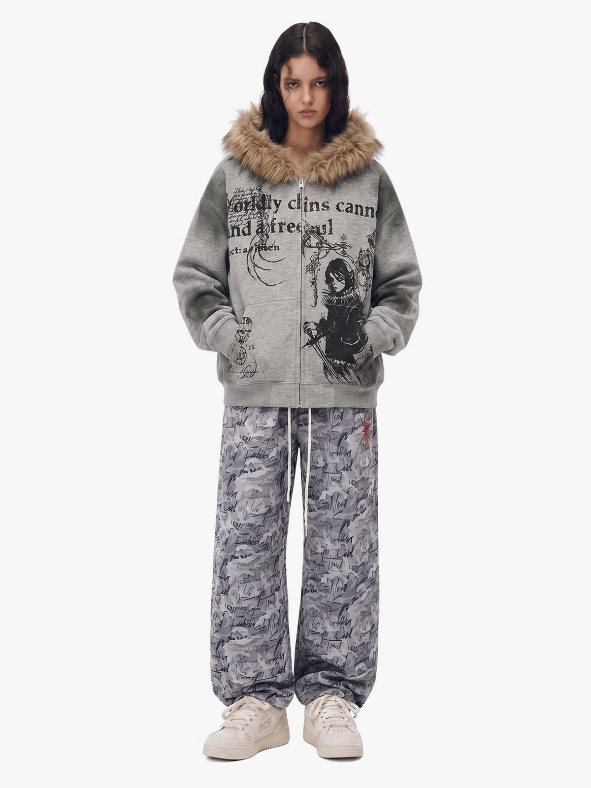 Supermade × Mortemartt Graphic Hooded Jacket- 2279