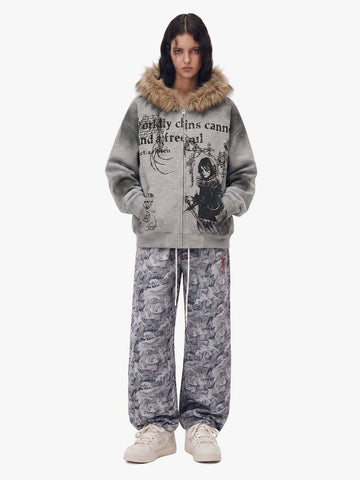 Supermade × Mortemartt Graphic Hooded Jacket- 2279