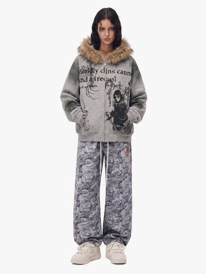 Supermade × Mortemartt Graphic Hooded Jacket- 2279