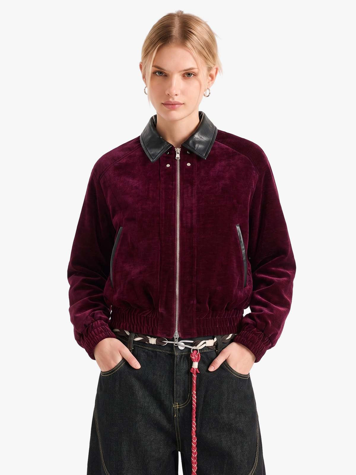 Retro Velvet Luxury Lapel Jacket
