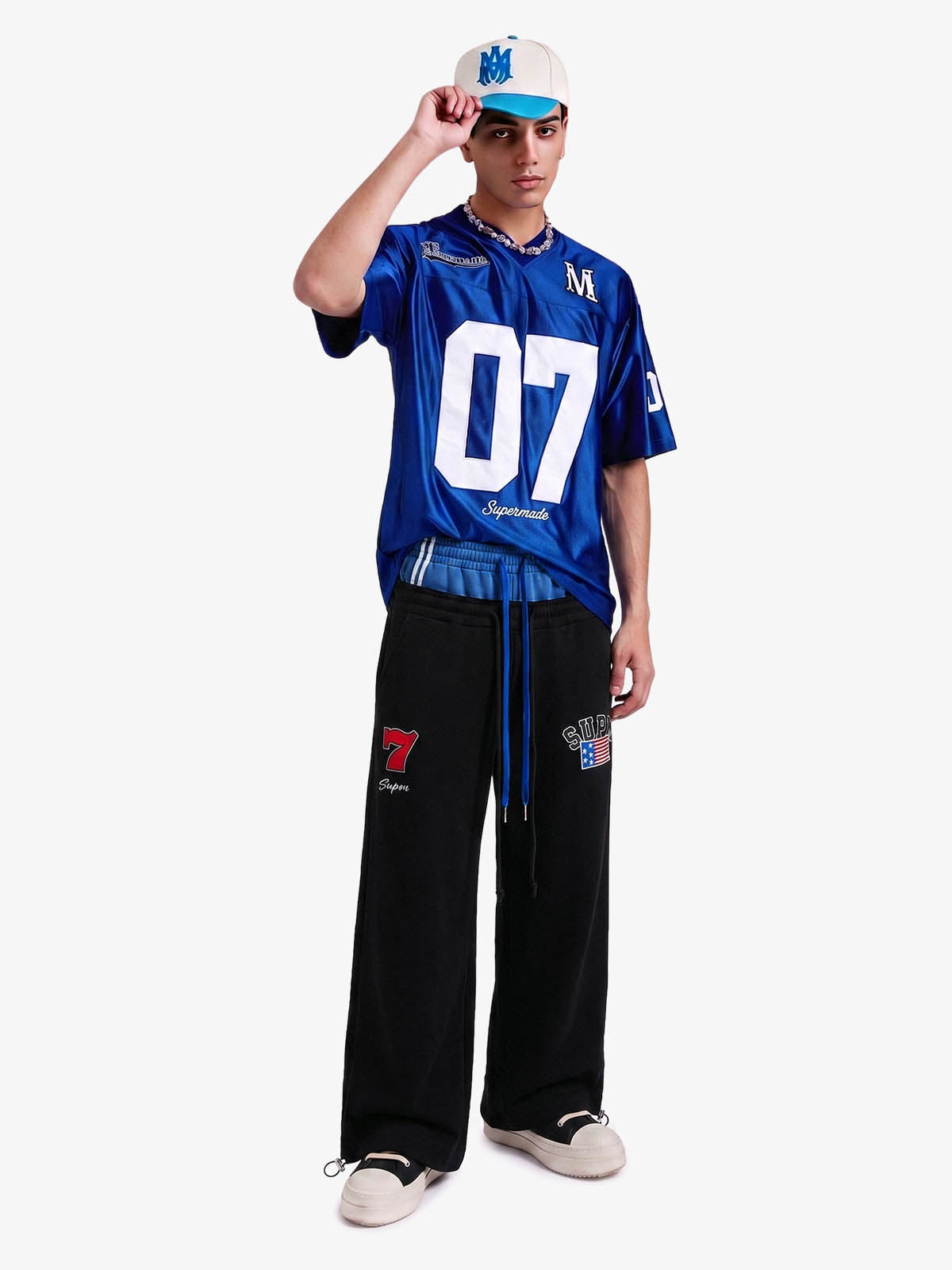 Vintage Paratrooper Layered Look Sweatpants - 2556
