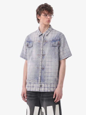 Vintage Washed Plaid Shirt 