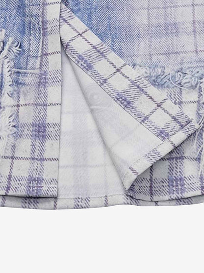 Vintage Washed Plaid Shirt