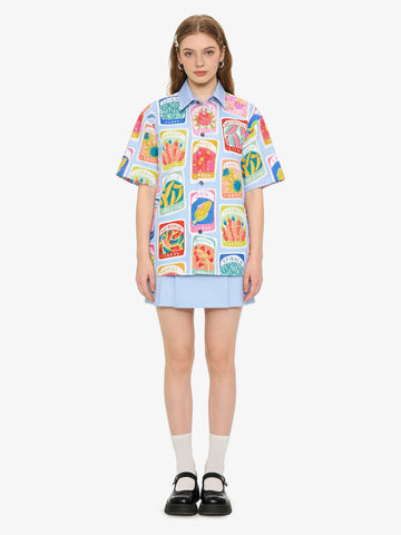 Vintage Seed Packet Cuban Shirt