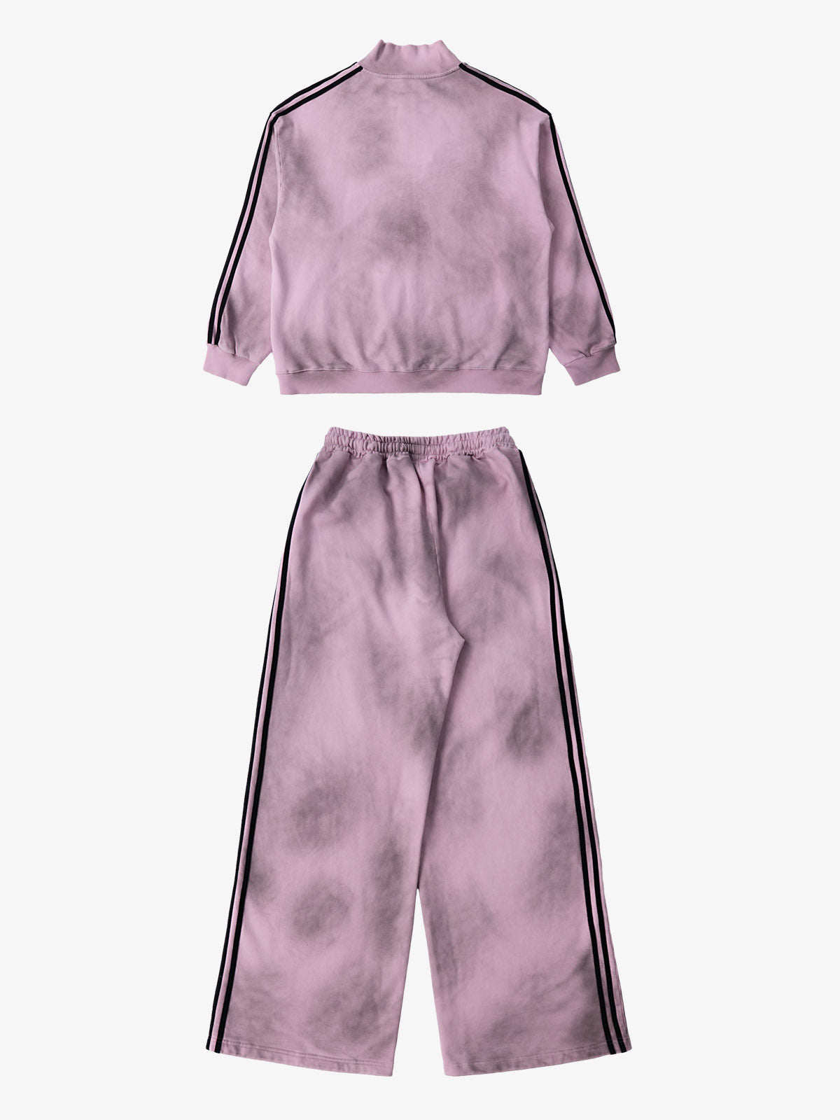 Supermade Vintage Distressed NO.3 Stand Collar Tracksuit - 2591 