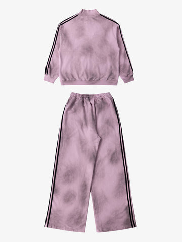 Supermade Vintage Distressed NO.3 Stand Collar Tracksuit - 2591 