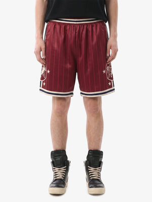 Star Crest Striped Soccer Shorts