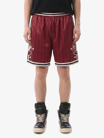 Star Crest Striped Soccer Shorts
