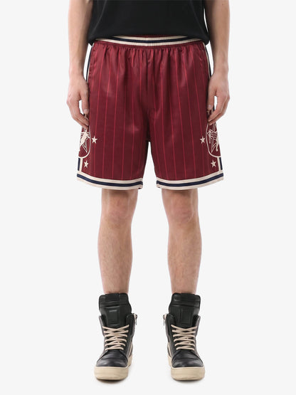 Star Crest Striped Soccer Shorts