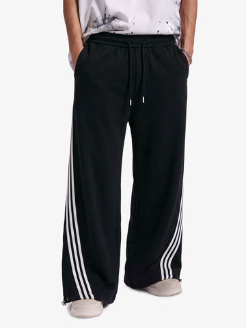 Striped Loose Drape Pants