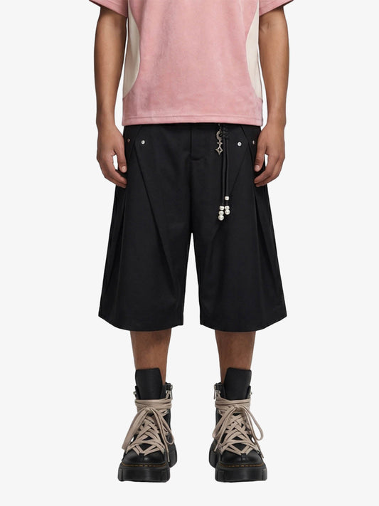 Vintage Deconstructed Pleated Shorts - 2580 