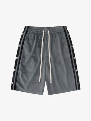Suede Athletic Shorts