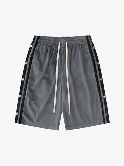 Suede Athletic Shorts