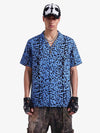 Cyber Punk Leopard Print Hawaiian Shirt