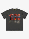 Liquid Metal Graphic Washed T-Shirt