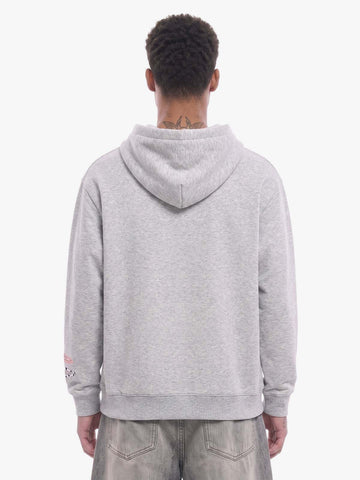 Detachable Hair Clip Decoration Zip Up Hoodie 