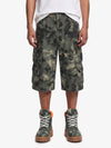Camo-Print Baggy Cargo Jorts