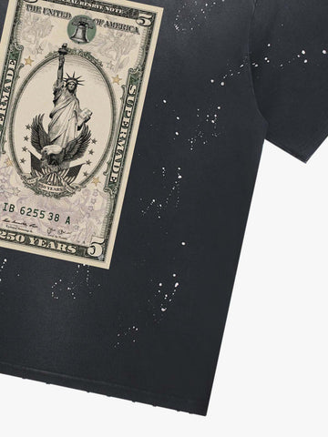 Vintage Liberty Dollar Graphic T-Shirt 