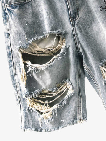 Paint Splatter Loose Jeans