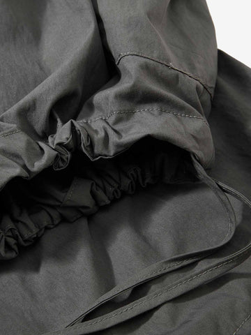 Nylon Cargo Culottes – Lightweight Elastic Waist Utility Pants