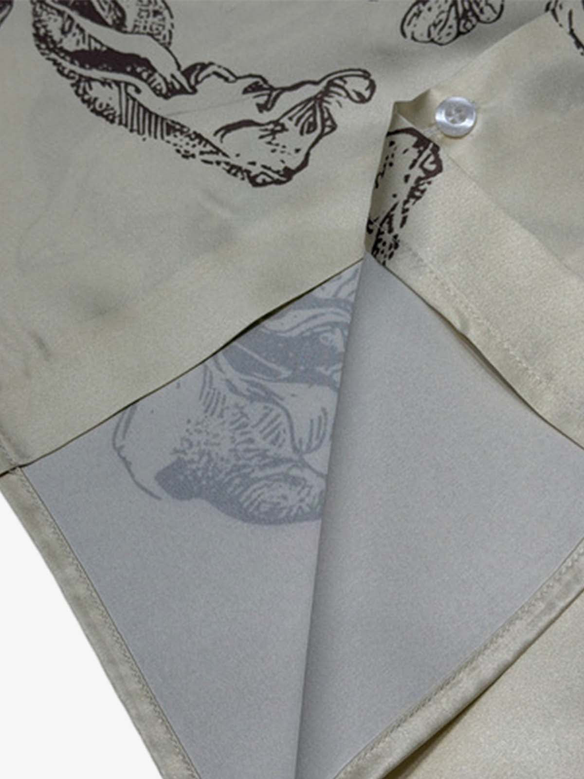 Cupid Angel Sketch Cuban Shirt