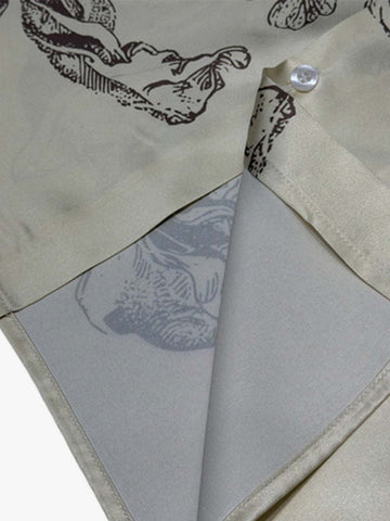 Cupid Angel Sketch Cuban Shirt