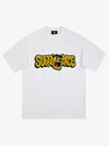 Street Graffiti Trendy Tiger Head Font T-Shirt 