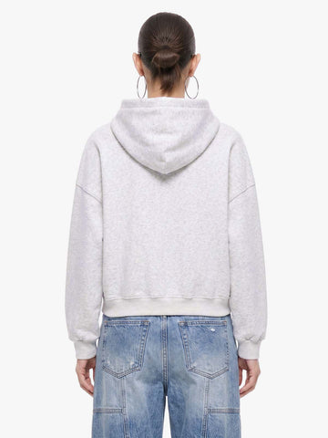 Street Hip-Hop Rhinestone Cropped Zip Up Hoodie