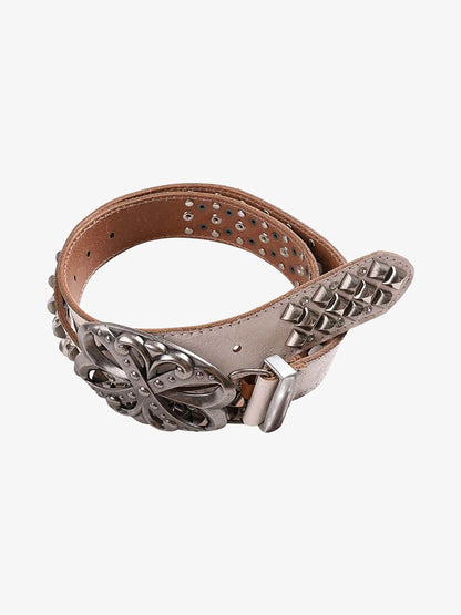 Thesupermade Retro Punk Rhinestone Belt - 2175 