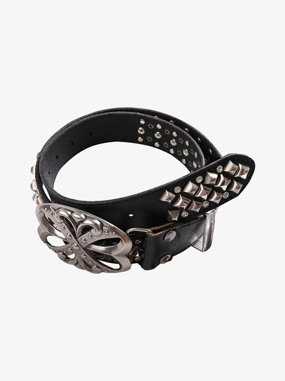 Thesupermade Retro Punk Rhinestone Belt - 2175 