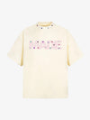 Street Retro MOOD Patch Embroidered Rivet T-shirt - 2440 