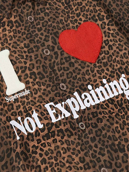 Leopard Graphic Short Sleeve Shirt