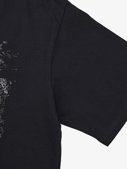 Grunge “ME YOU” Heart Graphic T-Shirt 