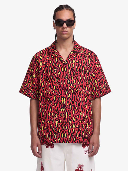 Classic Cheetah Print Hawaiian Shirt
