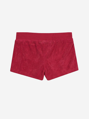 Terry Cloth Hibiscus Sporty Shorts