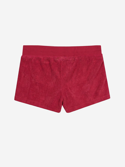 Terry Cloth Hibiscus Sporty Shorts