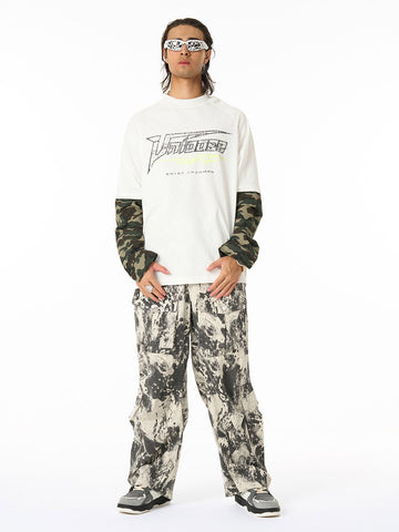 Hip-Hop Camouflage Multi-Pocket Cargo Pants 