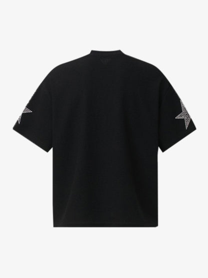 Tiger Graphic Star Sleeve T-Shirt 